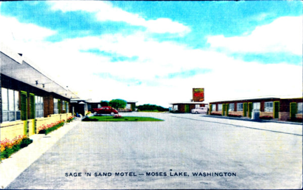 Historic Postcard of Sage N Sand